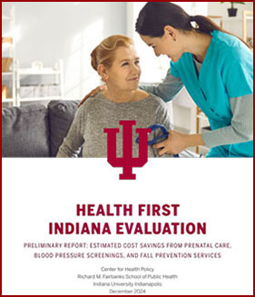 Health First Indiana Evaluation report cover